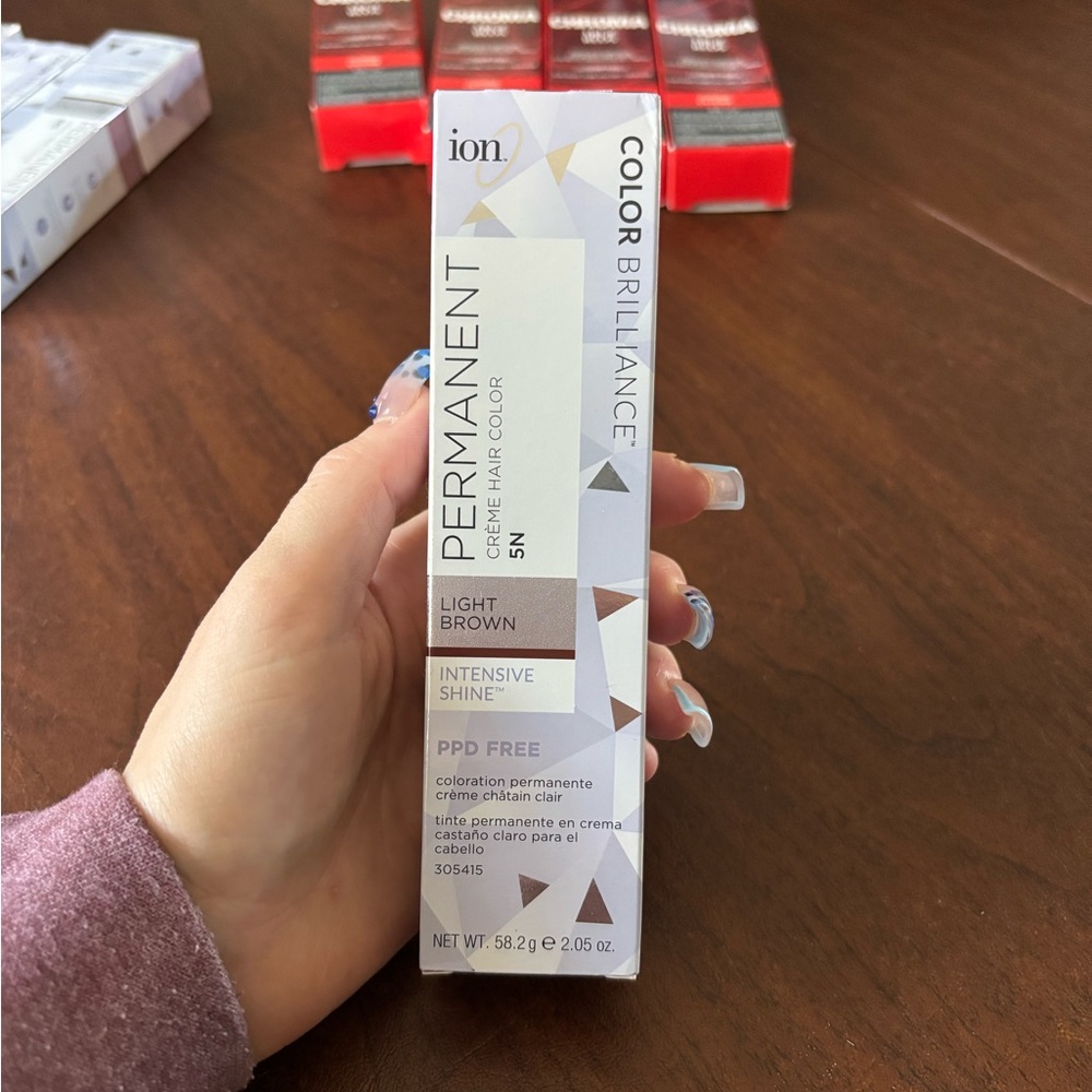 Ion Permanent Creme Hair Color - 5N LIGHT BROWN
